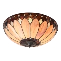 Endon 63973 - Tiffany BROOKLYN mennyezeti lámpa 2xE14/60W/230V, átmérő 50 cm