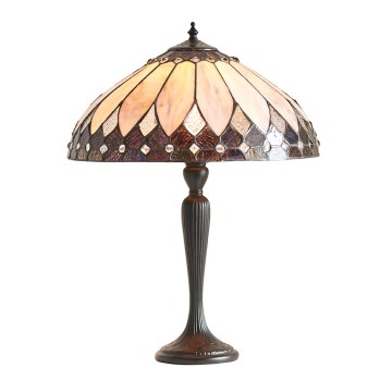 Endon 63982 - BROOKLYN asztali lámpa 1xE27/60W/230V, átmérő 40 cm