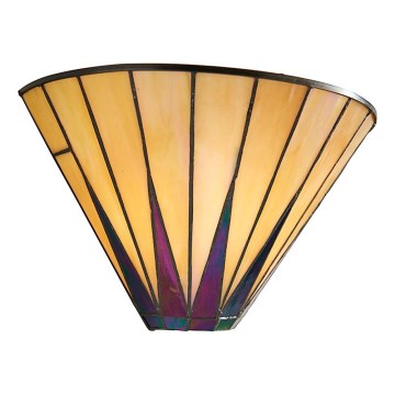 Endon 64046 - Tiffany DARK STAR fali lámpatest 1xE14/40W/230V