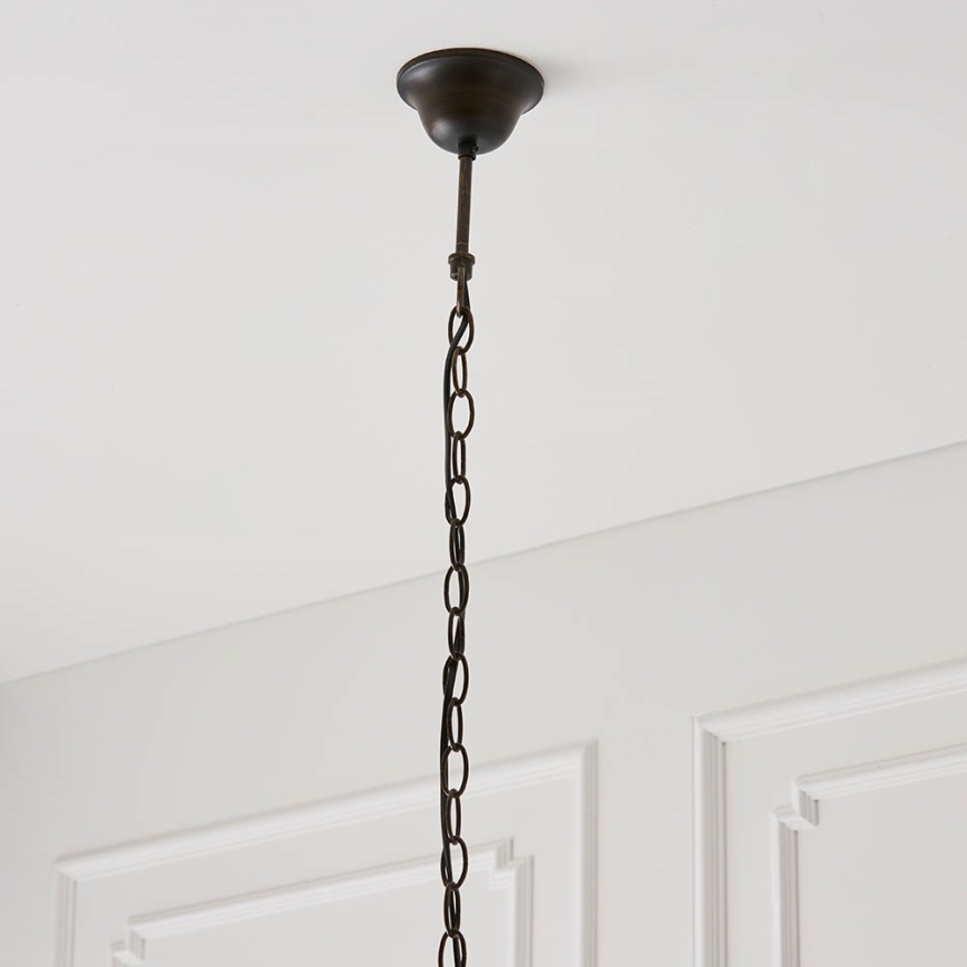 Endon 64081 - Tiffany DRAGONFLY láncos csillár 3xE27/60W/230V, átmérő 41 cm