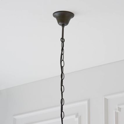 Endon 64082 - Tiffany DRAGONFLY láncos csillár, 3x E27/60W/230V, átmérő 50 cm