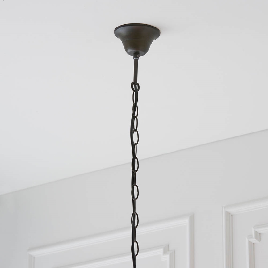 Endon 64082 - Tiffany DRAGONFLY láncos csillár, 3x E27/60W/230V, átmérő 50 cm