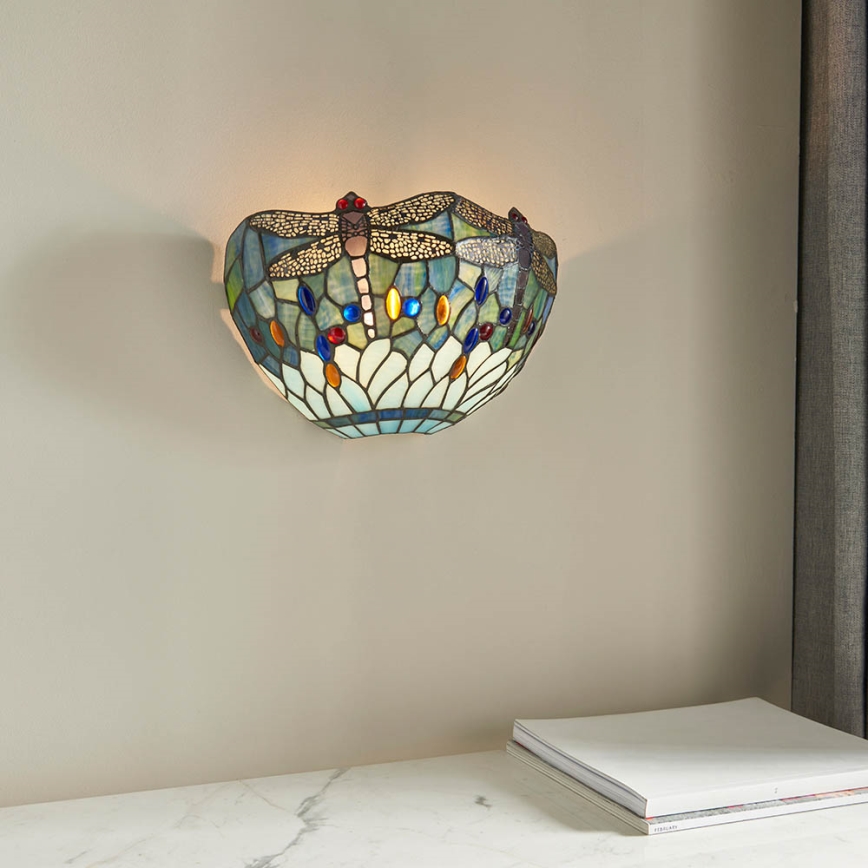 Endon 64102 - Tiffany DRAGONFLY fali lámpa 1xE14/40W/230V