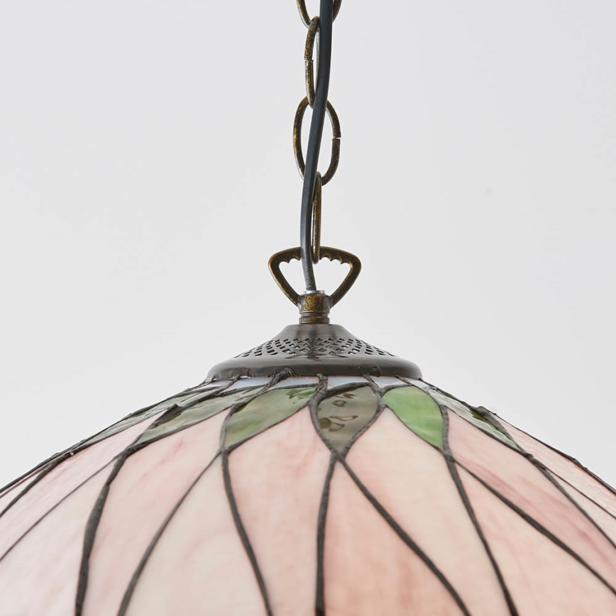 Endon 64176 - Tiffany HUTCHINSON láncos csillár 1xE27/60W/230V átm. 40 cm