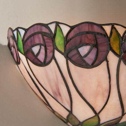 Endon 64178 - Tiffany HUTCHINSON fali lámpatest 1xE14/40W/230V