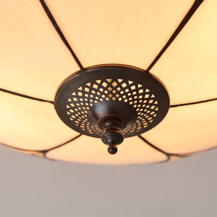 Endon 64182 - Tiffany INGRAM mennyezeti lámpa 2xE27/60W/230V átm. 45 cm