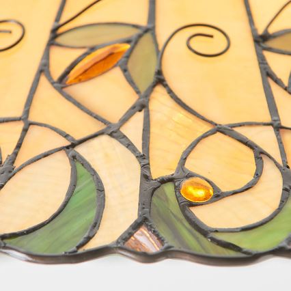 Endon 64194 - Tiffany JAMELIA láncos csillár 3xE27/60W/230V, átmérő 50 cm