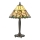 Endon 64195 - JAMELIA Tiffany asztali lámpa, 1xE27/60W/230V, Ø 31 cm
