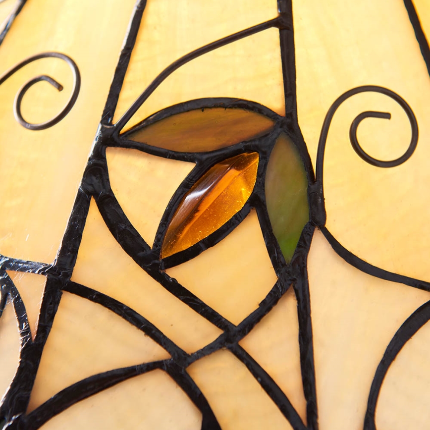 Endon 64195 - JAMELIA Tiffany asztali lámpa, 1xE27/60W/230V, Ø 31 cm