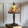 Endon 64196 - Asztali lámpa Tiffany JAMELIA 1xE14/40W/230V átmérő 20 cm
