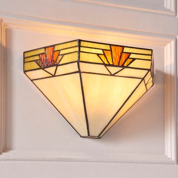 Endon 64288 - Tiffany NEVADA fali lámpa 1xE14/40W/230V