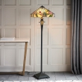 Endon 64383 - Tiffany WILLIOW állólámpa 2xE27/60W/230V, átm. 42,5 cm