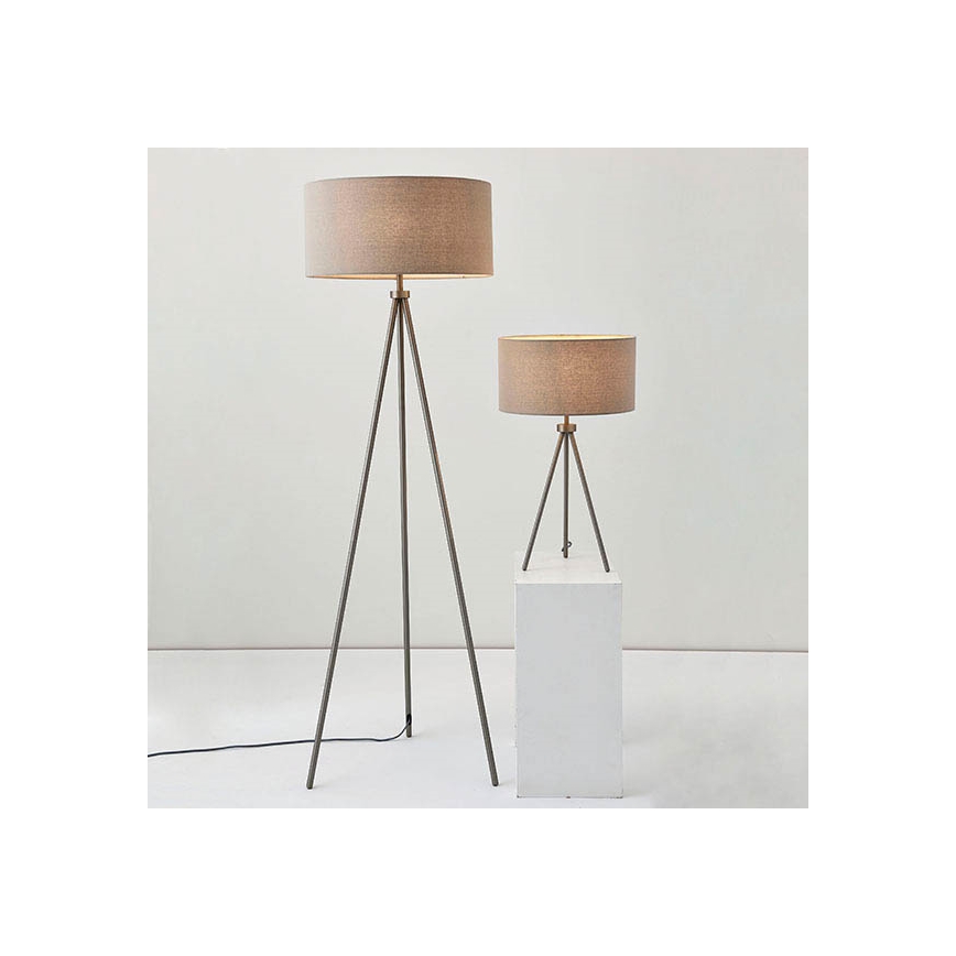 Endon 66986 - Asztali lámpa TRI 1xE27/40W/230V sárgaréz/bézs