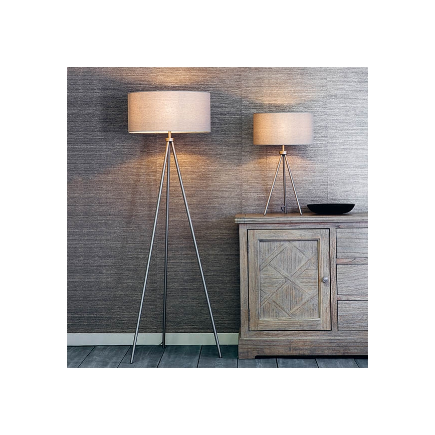 Endon 66986 - Asztali lámpa TRI 1xE27/40W/230V sárgaréz/bézs