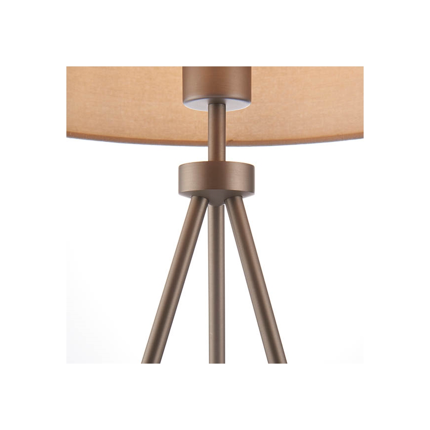 Endon 66986 - Asztali lámpa TRI 1xE27/40W/230V sárgaréz/bézs