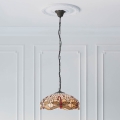 Endon 70824 - Tiffany DRAGONFLY láncon függő csillár 3xE27/60W/230V Ø 41 cm