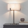 Endon 72631 - HAYFIELD asztali lámpa 1xE27/40W/230V bronz/szürke