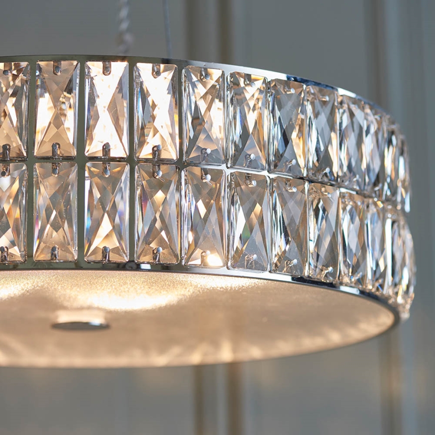 Endon 76513 - LED csillár dróton VERINA 5xLED/5W/230V fényes króm