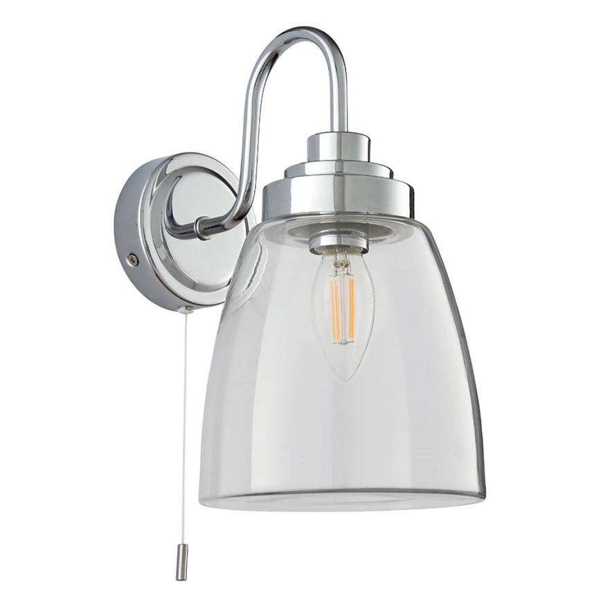 Endon 77088 - Fürdőszobai fali lámpa ASHBURY 1xE14/4W/230V IP44 fényes króm
