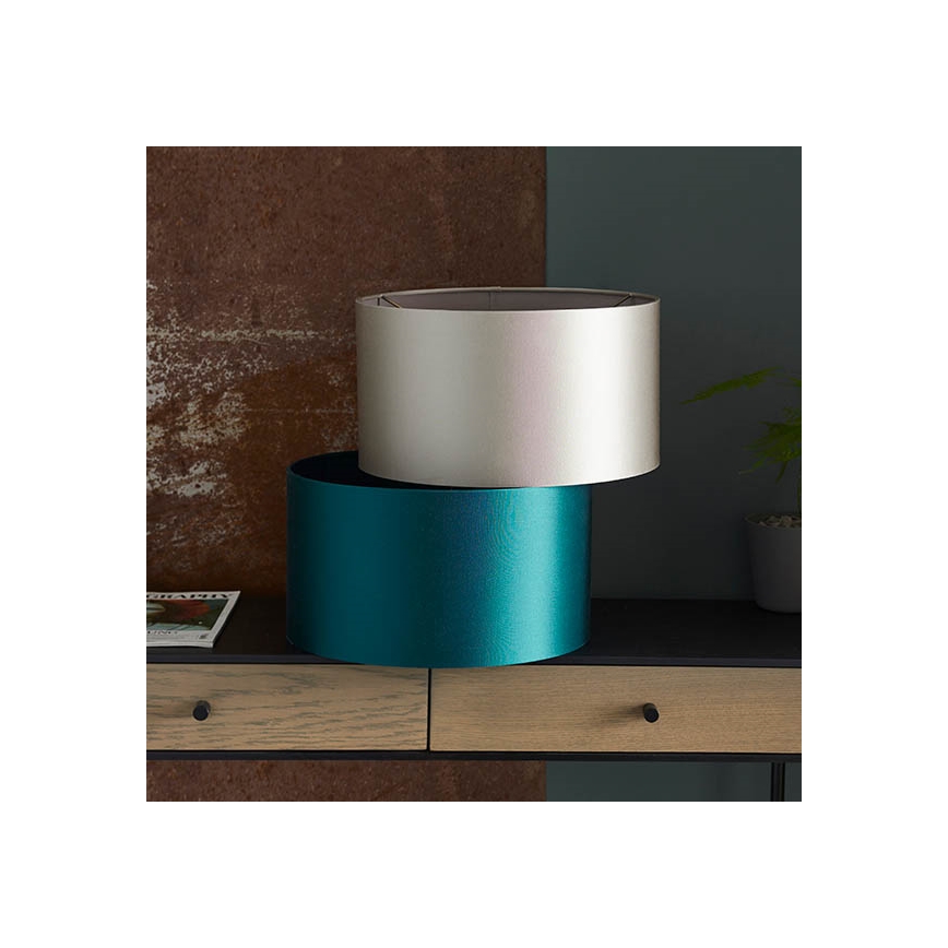 Endon 90024 - Pót búra asztali lámpához, E27, átm. 38 cm, szürke