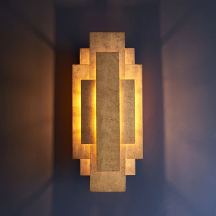 Endon 90452 - Fali lámpa ALZARE 2xG9/3W/230V arany