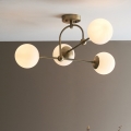 Endon 90843 - Felületre szerelhető ONTARIO csillár 4xE14/7W/230V, sárgaréz