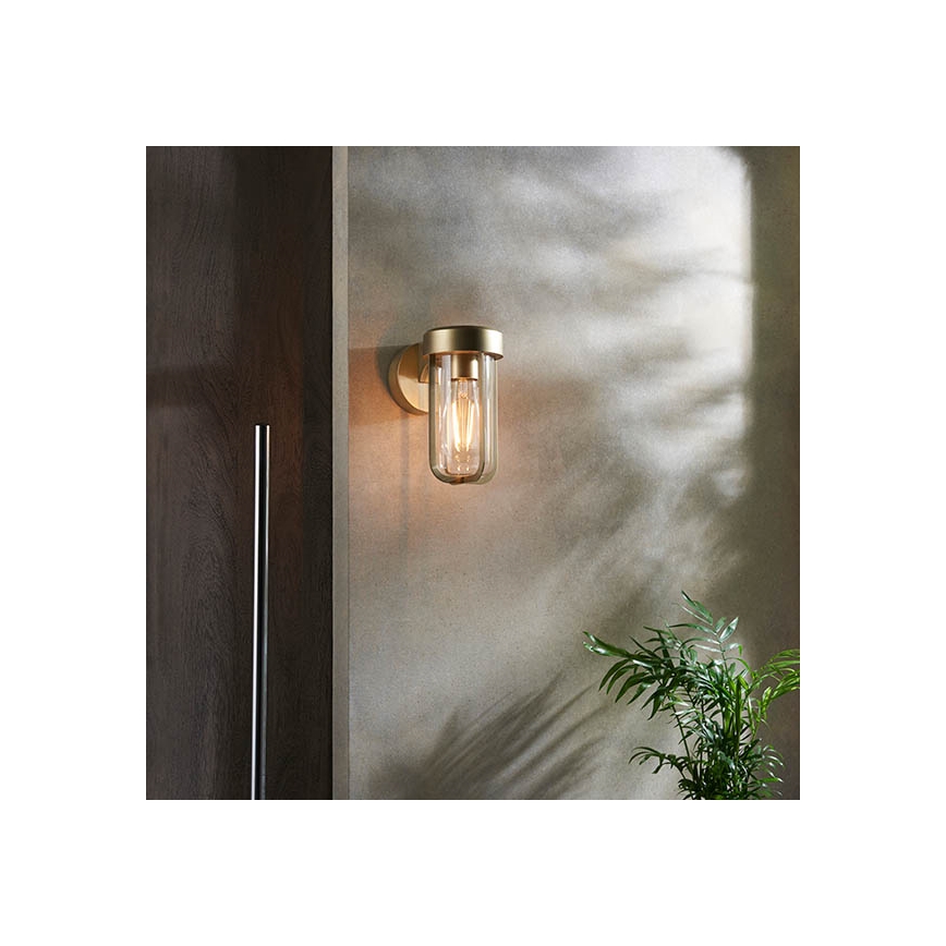 Endon 92855 - Fürdőszobai fali lámpatest 1xE27/6W/230V IP44 sárgaréz