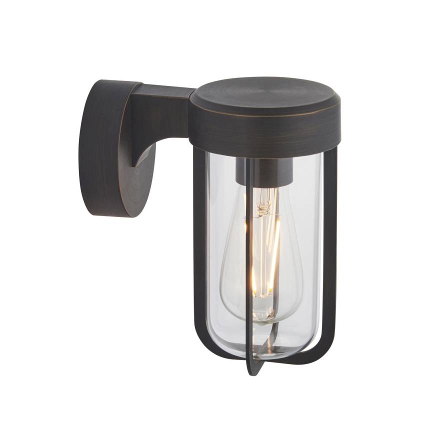 Endon 92857 - Fürdőszobai fali lámpa 1xE27/6W/230V IP44 bronz/fekete