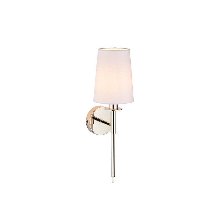 Endon 92949 - Fali lámpa 1xE14/6W/230V fehér/fényes króm