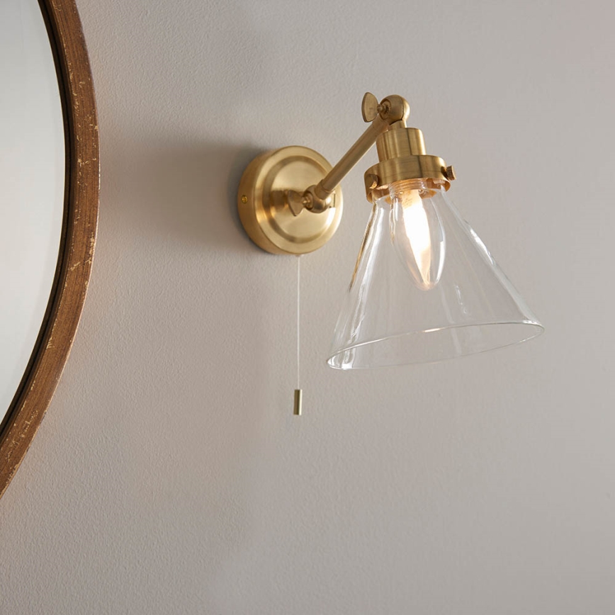 Endon 93854 - Fürdőszobai fali spotlámpa FARADAY 1xG9/3W/230V IP44 arany