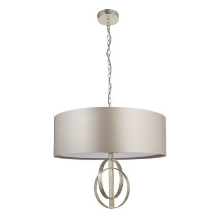 Endon 95215 - Láncos csillár 5xE27/10W/230V átm. 70 cm szürke