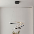 Endon 97632 - DUNE kábeles LED csillár LED/47,5W/230V 3000K fekete