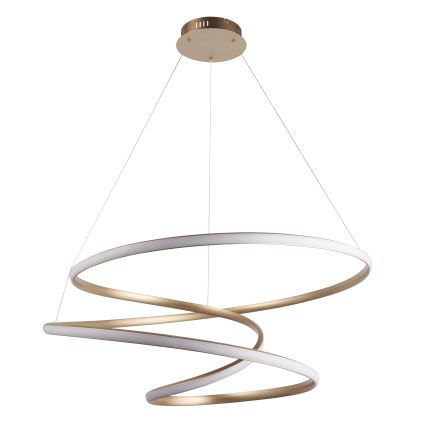 Endon 97639 - TWIRL LED dimmelhető kábelen függő csillár LED/88W/230V 3000K aranyszínű