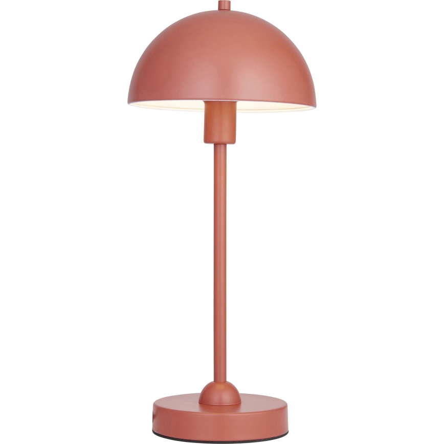 Endon 98496 - Asztali lámpa SAROMA 1xE14/7W/230V tégla színű