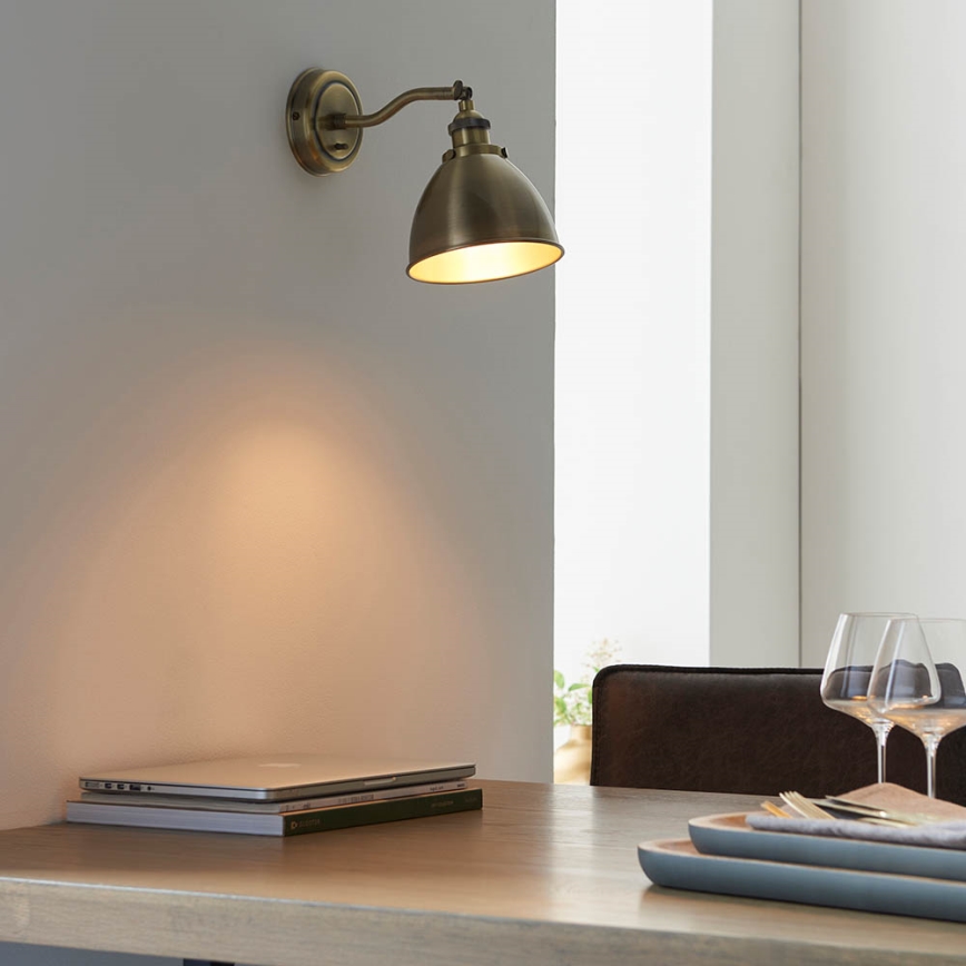 Endon 98746 - Fali spotlámpa FRANKLIN 1xE14/7W/230V réz