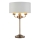 Endon 98932 - Asztali lámpa HIGHCLERE 3xE14/18W/230V fehér/sárgaréz átm. 32 cm