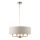 Endon 99152 - Csillár láncon HIGHCLERE 8xE14/40W/230V szürke/matt króm átm. 70 cm