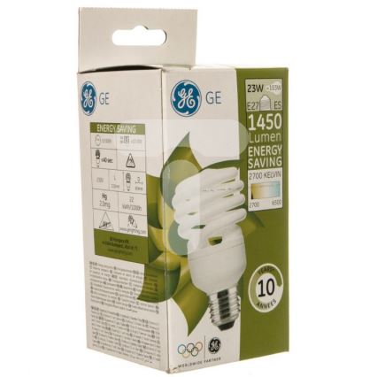 Energiatakarékos izzó E27/23W/230V 2700K - GE Lighting