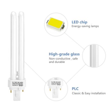 Energiatakarékos izzó G24d-3/26W/230V 6500K