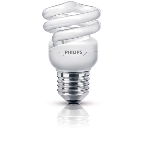 Energiatakarékos izzó Philips E27/8W/230V - TORNADO