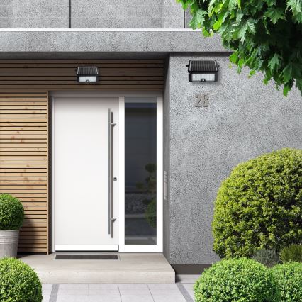 LED napelemes reflektor mozgás- és alkonyatérzékelővel EPAD LED/10W/3000 mAh 7,4V 4000K IP65