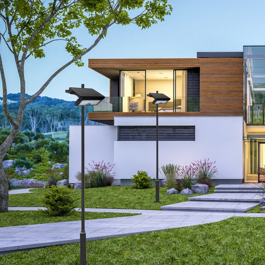 LED napelemes reflektor mozgás- és alkonyatérzékelővel EPAD LED/10W/3000 mAh 7,4V 4000K IP65