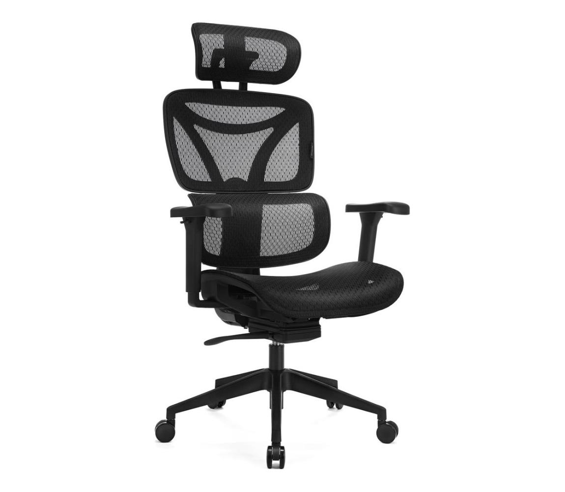 Ergonomikus irodai szék LEVANO fekete LV0654