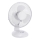 Erőteljes asztali ventilátor 38W/230V, 25 cm átmérő, fehér