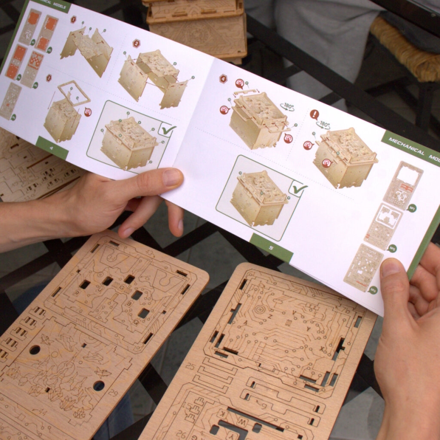 EscapeWelt - 3D fa mechanikus puzzle Orbital box