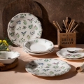 Étkészlet 24 db színes/porcelán