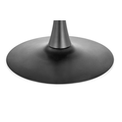 Étkezőasztal CARMELO 75 x 100 cm fekete/barna