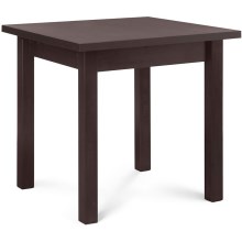 Étkezőasztal HOSPE 78x80 cm bükkfa/wenge