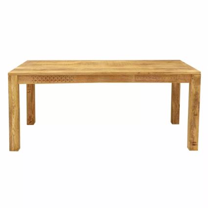 Étkezőasztal MANU 175x90 cm tömör fa/mangó fa