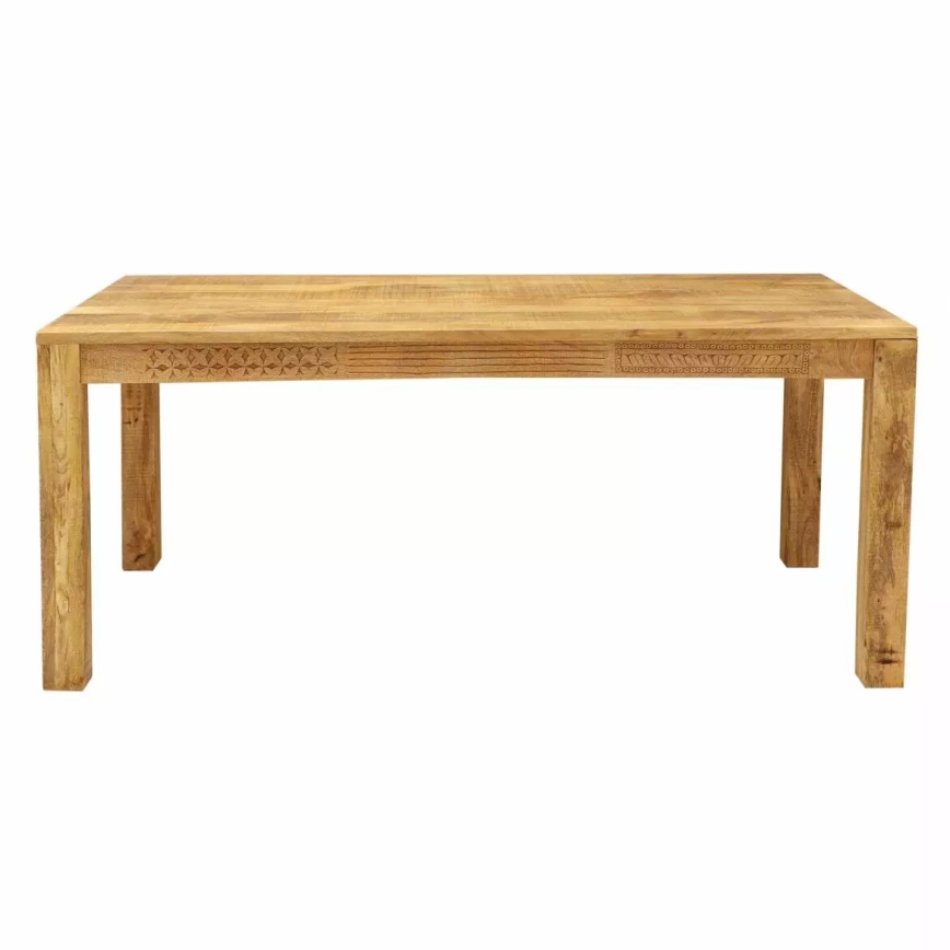 Étkezőasztal MANU 175x90 cm tömör fa/mangó fa